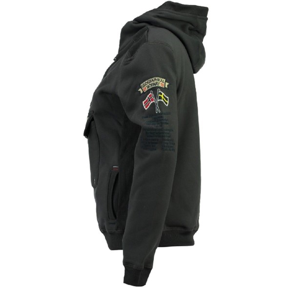 Geographical Norway Sudadera De Hombre Gymclass Gris Oscuro Grey