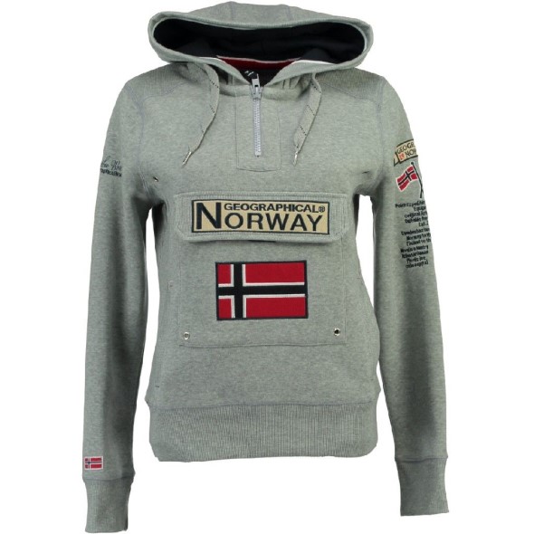 Geographical Norway Sudadera De Hombre Gymclass Gris Claro Grey