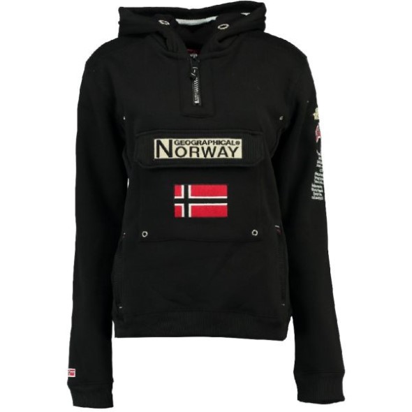 Geographical Norway Sudadera De Hombre Gymclass Negro Black