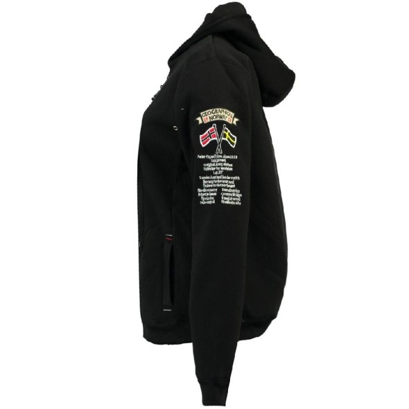 Geographical Norway Sudadera De Hombre Gymclass Negro Black