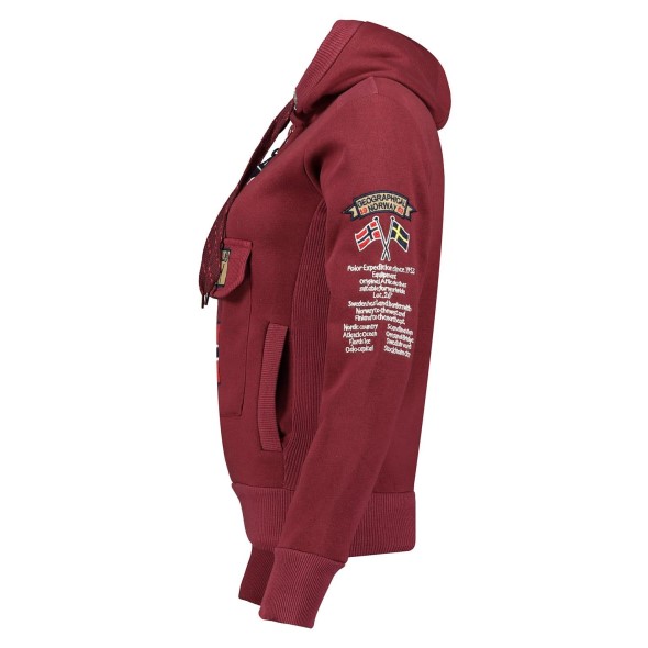 Geographical Norway Sudadera De Mujer Gymclass Burdeos Burdeos