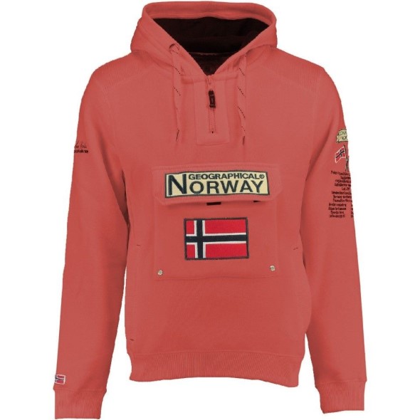 Geographical Norway Sudadera De Mujer Gymclass Coral Coral