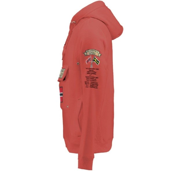 Geographical Norway Sudadera De Mujer Gymclass Coral Coral