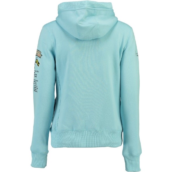 Geographical Norway Sudadera De Mujer Gymclass Azul Cielo Blue
