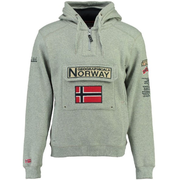 Geographical Norway Sudadera De Mujer Gymclass Gris Claro Grey