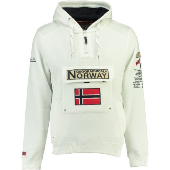 Geographical Norway Sudadera De Mujer Gymclass Blanco White