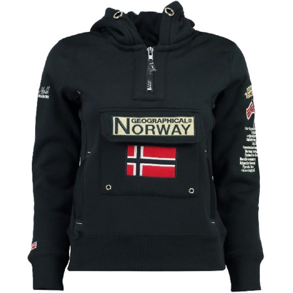 Geographical Norway Sudadera De Mujer Gymclass Azul Marino Navy
