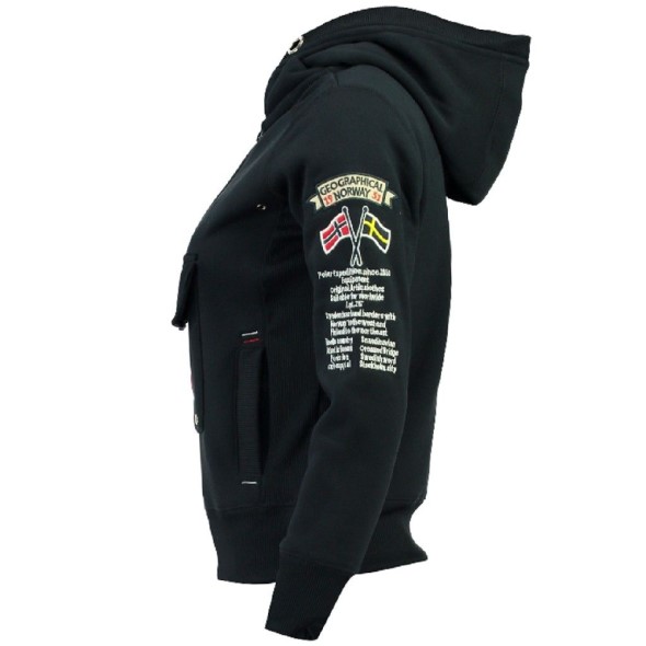 Geographical Norway Sudadera De Mujer Gymclass Azul Marino Navy