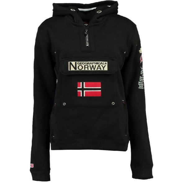 Geographical Norway Sudadera De Niños Gymclass Negro Black