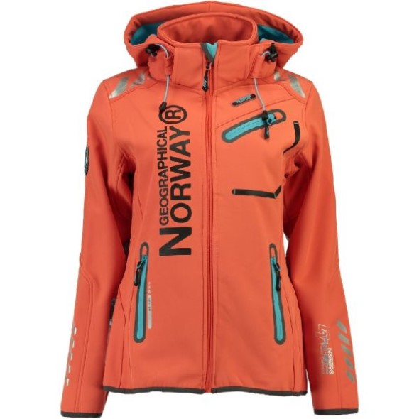 Geographical Norway Chaqueta Softshell De Mujer Reine Coral Coral