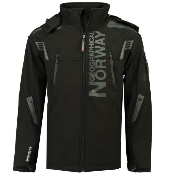 Geographical Norway Chaqueta Softshell De Hombre Talentueux Negro Black