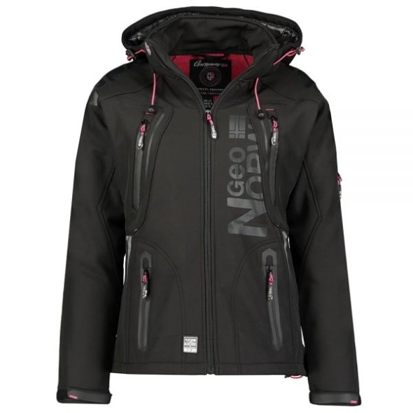 Geographical Norway Tisland Mujer Negro / Llamativo Rosa Rosa