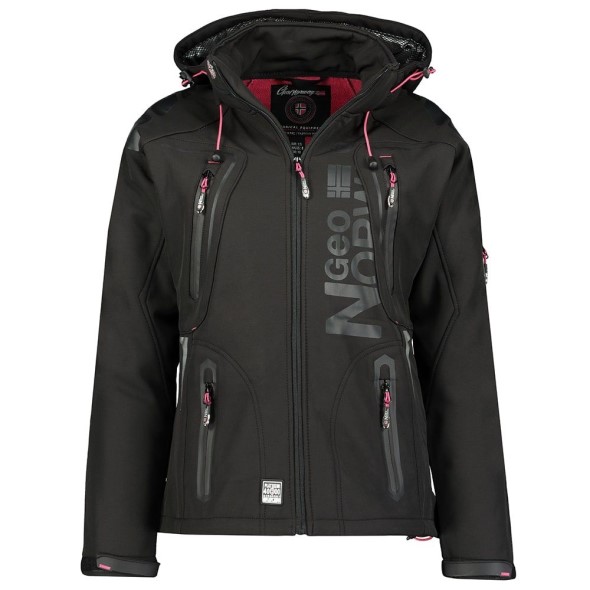 Geographical Norway Tisland Mujer Negro / Llamativo Rosa Rosa