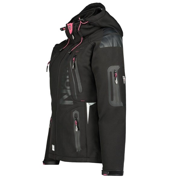 Geographical Norway Tisland Mujer Negro / Llamativo Rosa Rosa