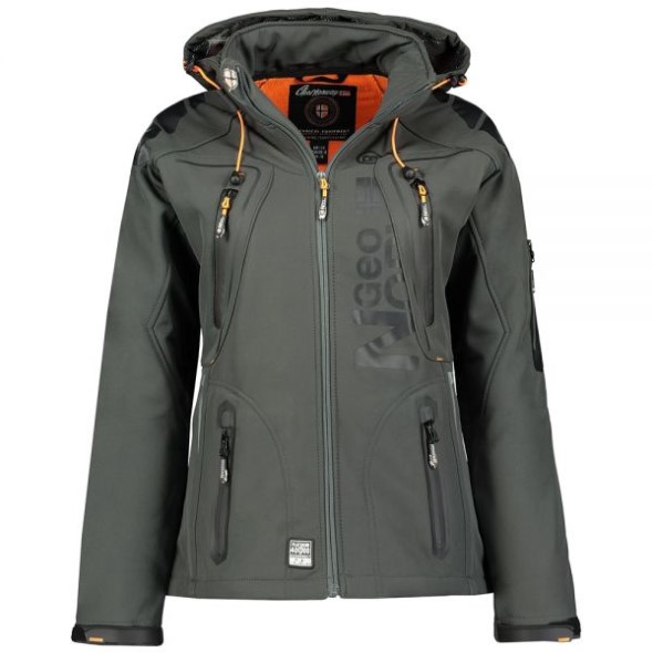 Geographical Norway Tisland Mujer Gris Oscuro / Naranja Naranja