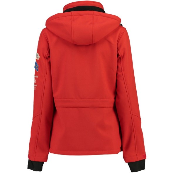 Chaqueta Softshell De Mujer Tilsit Rojo Red Geographical Norway
