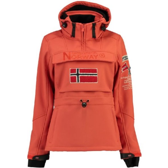 Chaqueta Softshell De Mujer Tilsit Coral Coral Geographical Norway