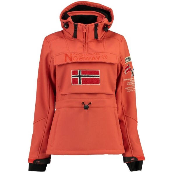 Chaqueta Softshell De Mujer Tilsit Coral Coral Geographical Norway