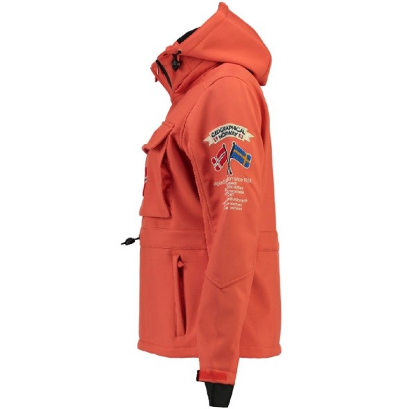 Chaqueta Softshell De Mujer Tilsit Coral Coral Geographical Norway