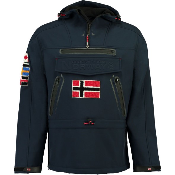 Geographical Norway Chaqueta Softshell De Hombre Tykoon Azul Marino Navy
