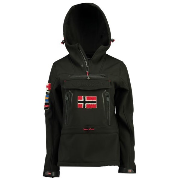 Geographical Norway Chaqueta Softshell De Mujer Tyka Negro Black