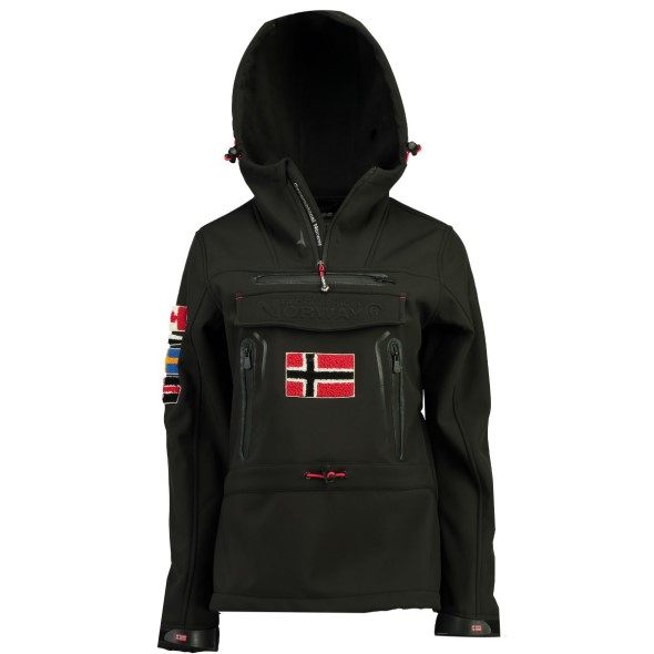 Geographical Norway Chaqueta Softshell De Mujer Tyka Negro Black